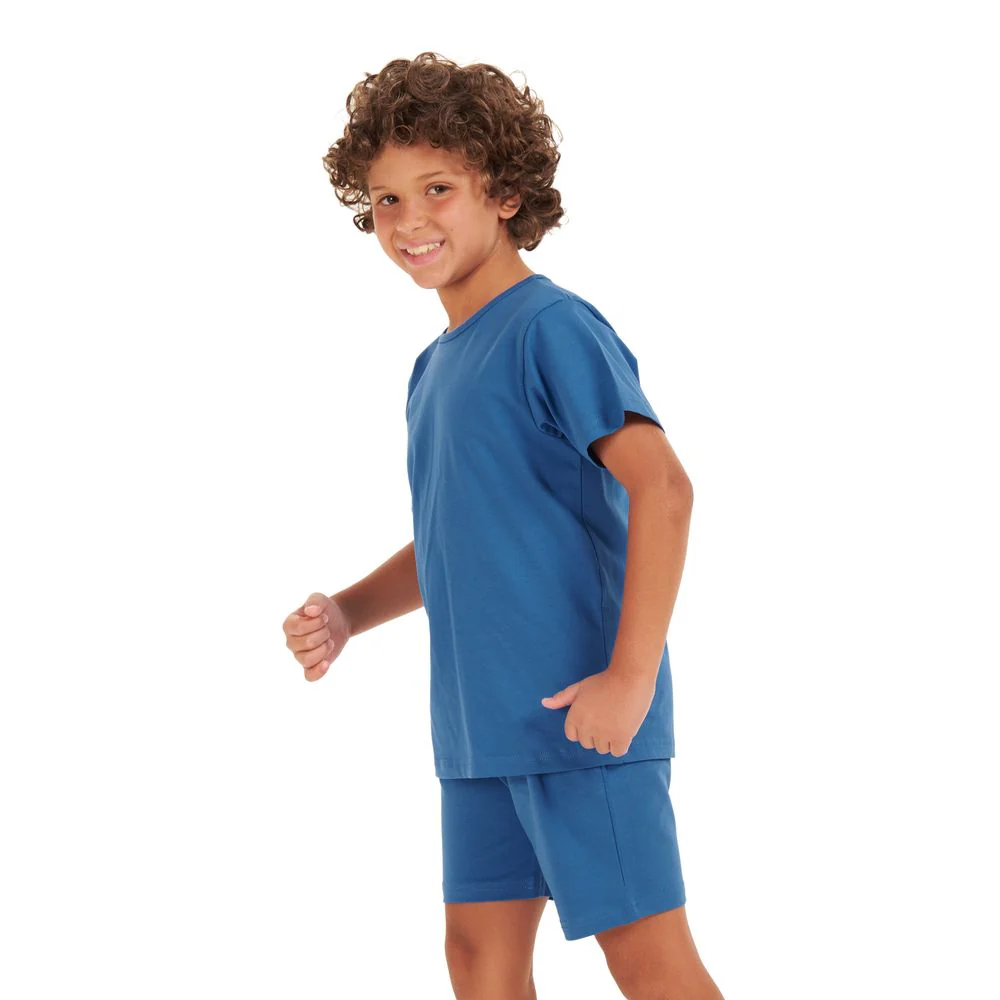 Boys summer pajama set Indigo t-shirt + shorts