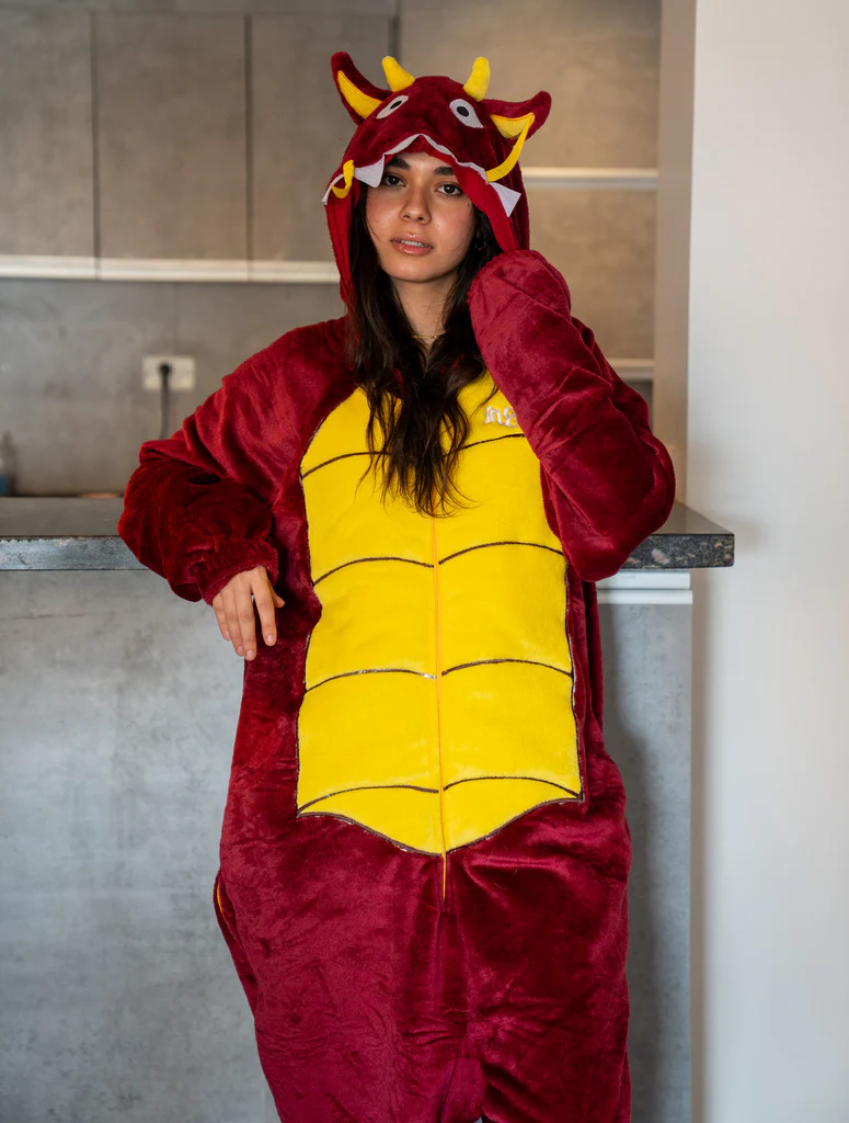 Snuggs Blanket Animal Onesie Dragon