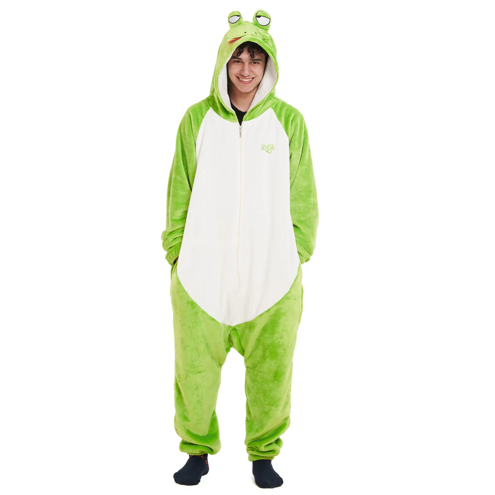 Snuggs Blanket Animal Onesie Frog