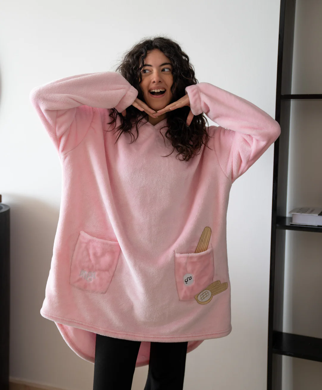 Snuggs Blanket Hoodie Rose Eid