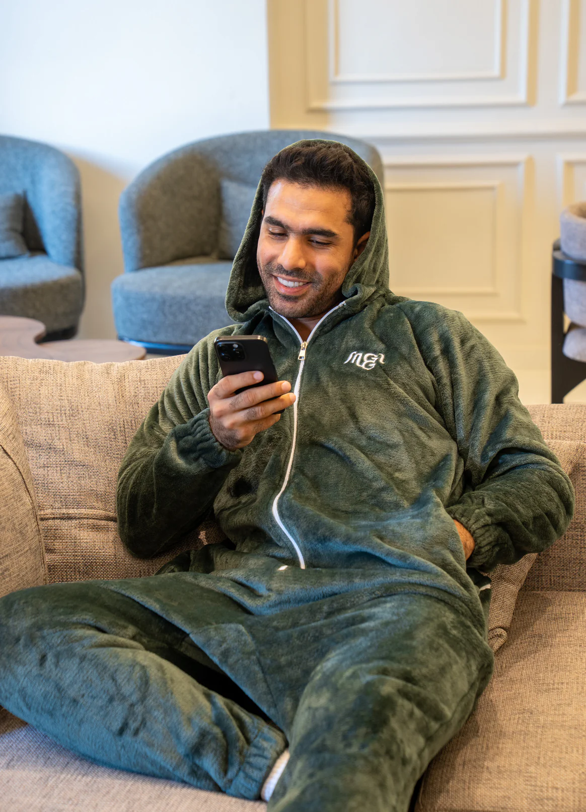 Snuggs Blanket Onesie Olive