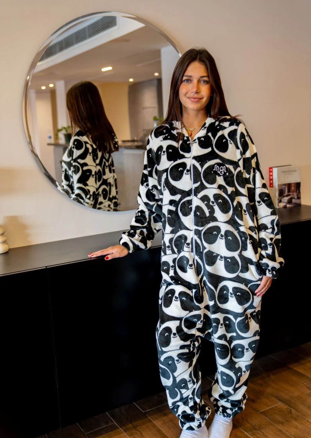 Snuggs Blanket Onesie Panda