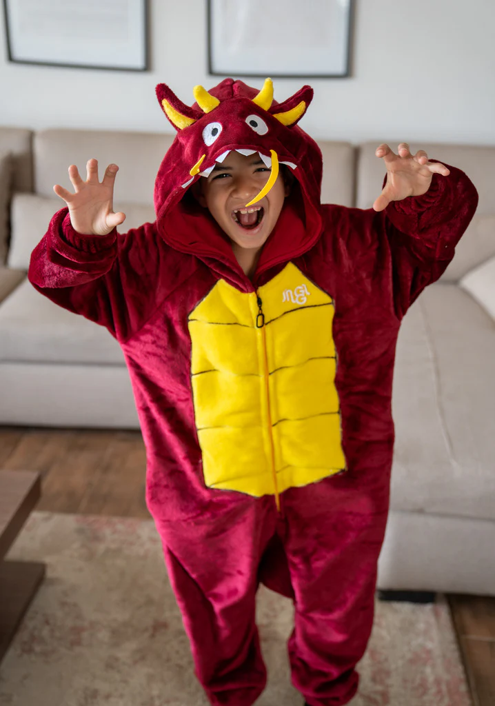 Snuggs Kids Blanket Onesie Dragon