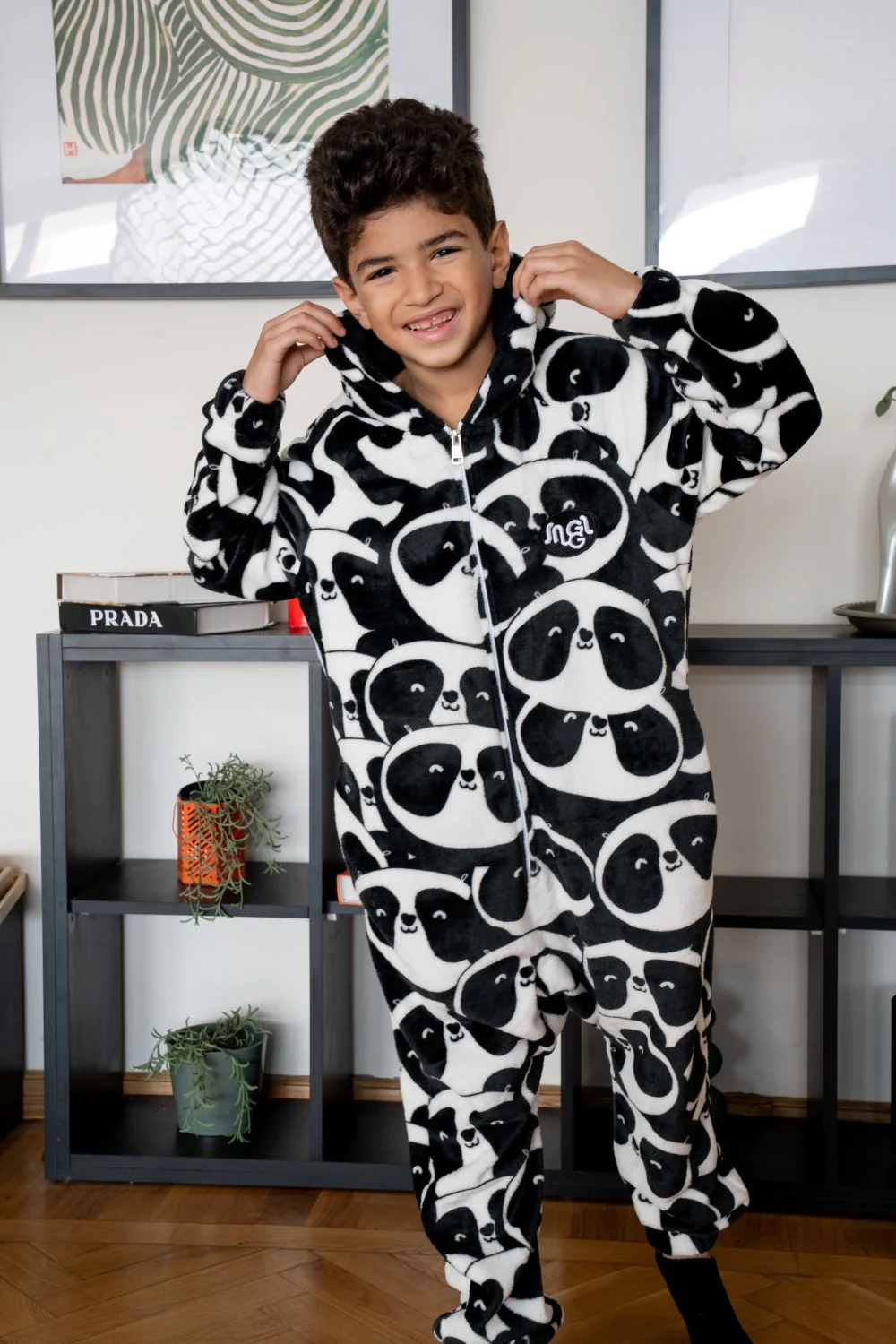 Snuggs Kids Blanket Onesie Panda
