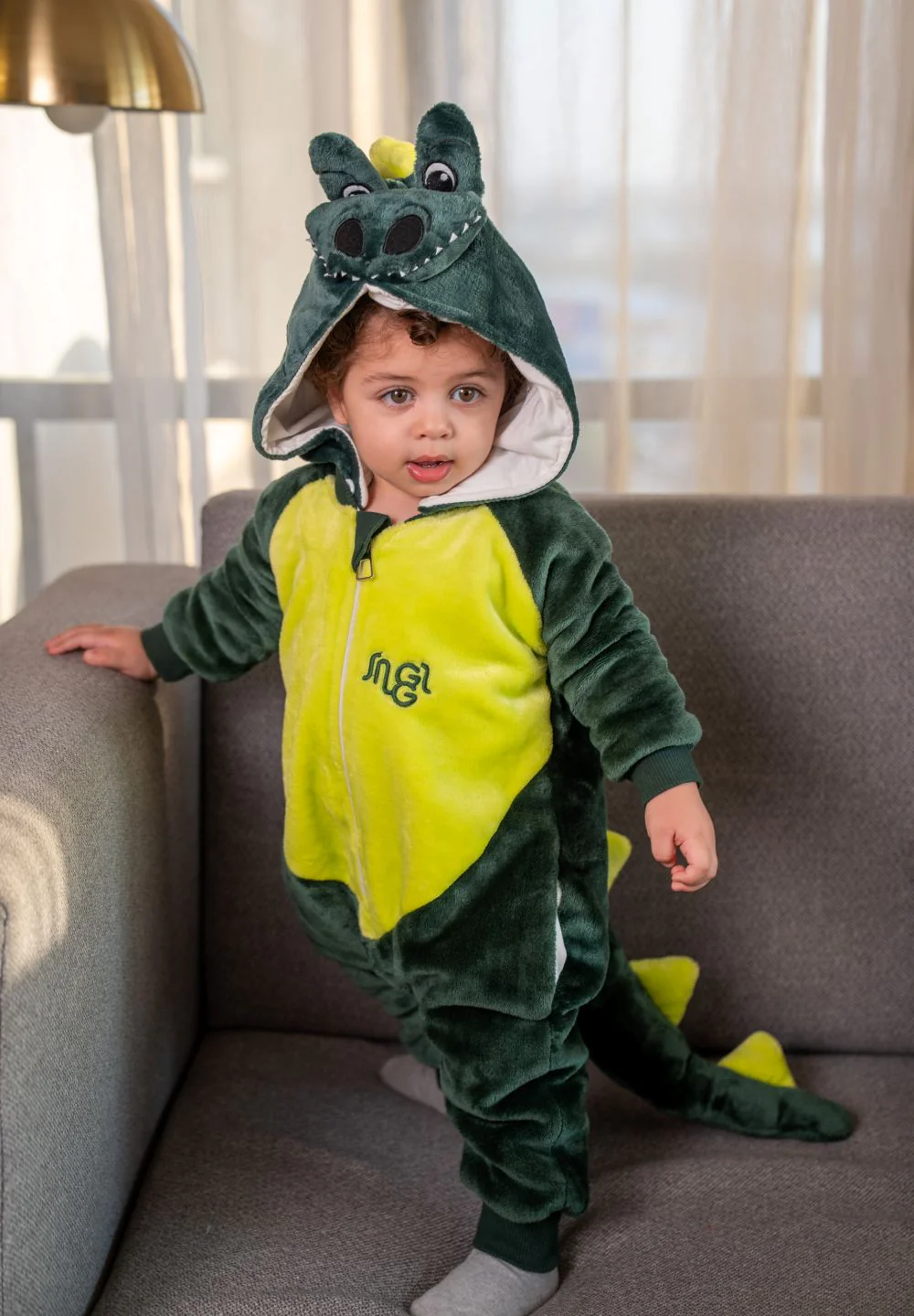 Snuggs toddler Blanket Onesie Dinosaur