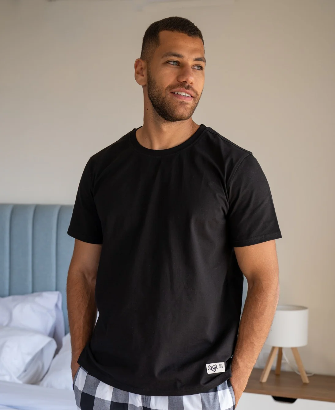 Men summer Basic T-shirt
