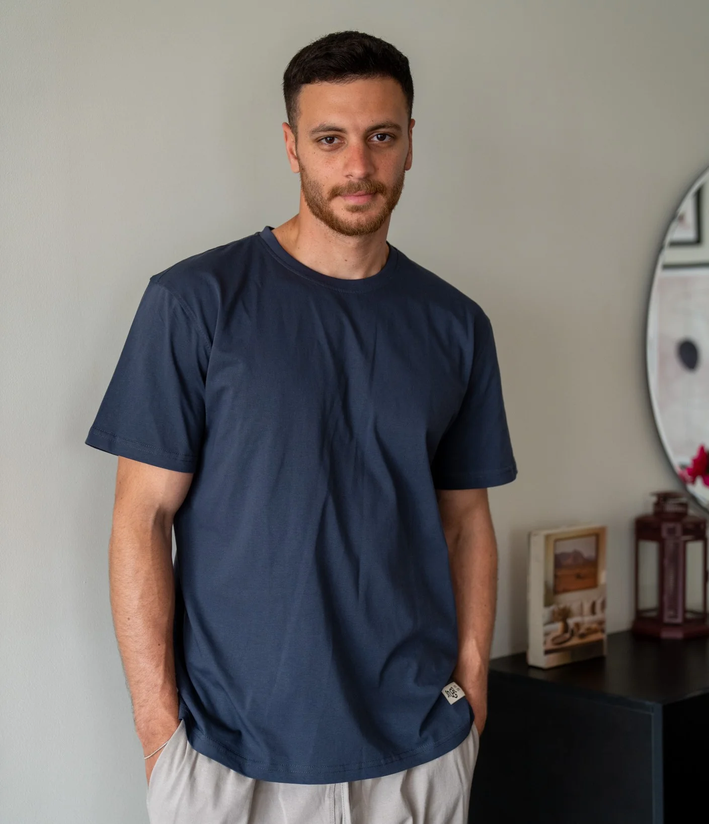 Men summer Basic T-shirt - Image 3