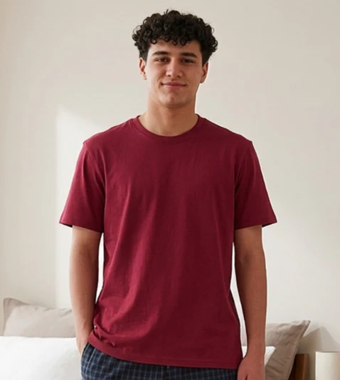 Men summer Basic T-shirt - Image 5