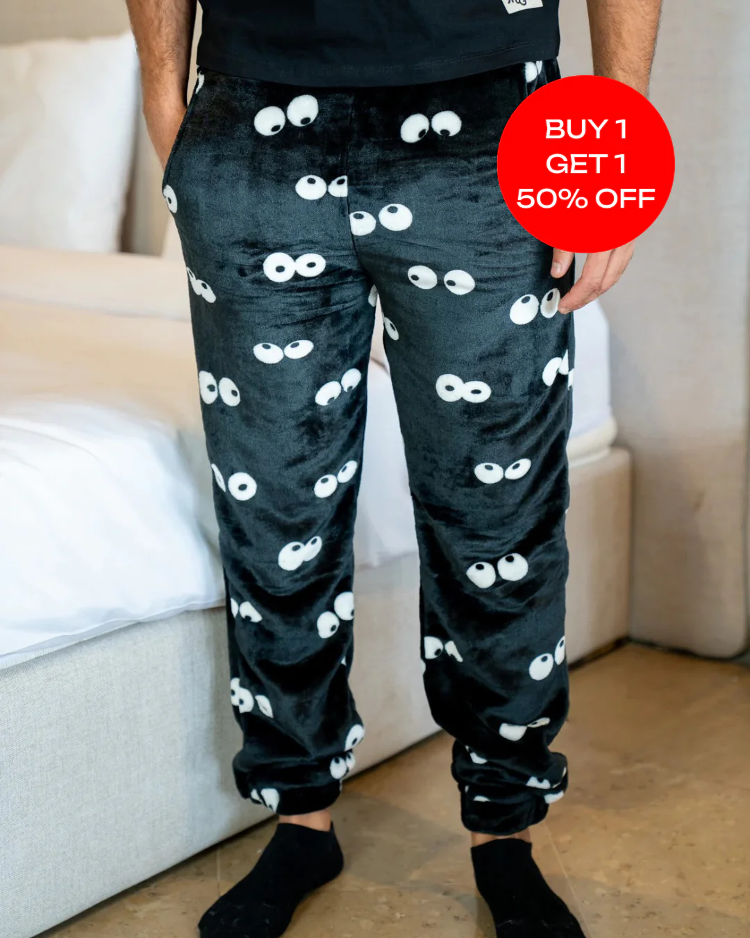 Unisex winter Black Eyes pants